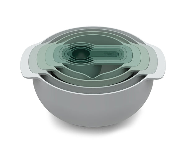 Ensemble de bols Nest 9 Plus avec cuillères à mesurer, 9 pièces, Editions Sage