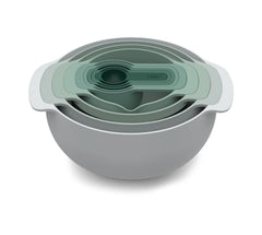 Ensemble de bols Nest 9 Plus avec cuillères à mesurer, 9 pièces, Editions Sage