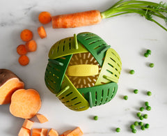 Foldable steamer basket