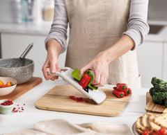 Mandoline with multi-hand protection