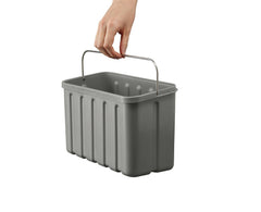 Afvalemmer voor keukenafval compost met binnenemmer van 4 liter