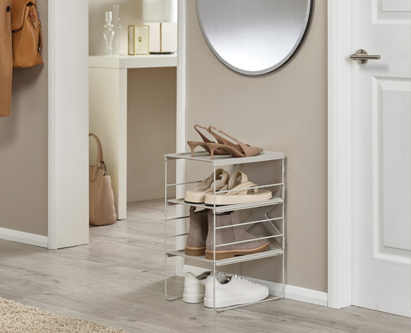 Level Adjustable Single Shoe Rack