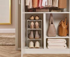 Level Adjustable Single Shoe Rack