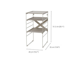 Level Adjustable Single Shoe Rack
