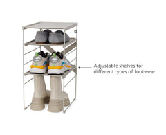 Level Adjustable Single Shoe Rack