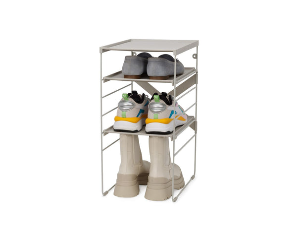 Level Adjustable Single Shoe Rack