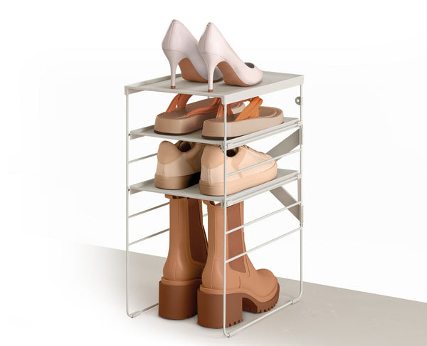 Level Adjustable Single Shoe Rack