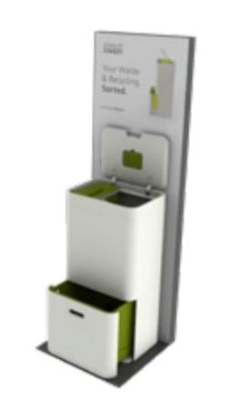 Présentoir de sol intelligent pour la valorisation des déchets