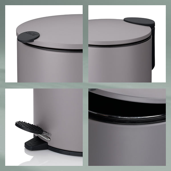 Mats trash can with pedal 12 liters