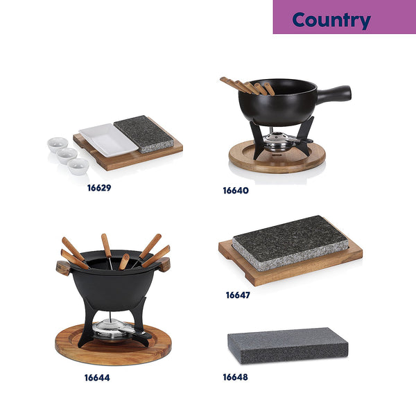 Country Kaasfondue Set voor 6 Personen 2 liter