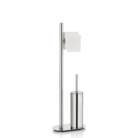 Lucido Toilet Brush and Toilet Paper Holder