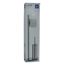 Brosse de toilette et porte-rouleau de papier toilette Lucido
