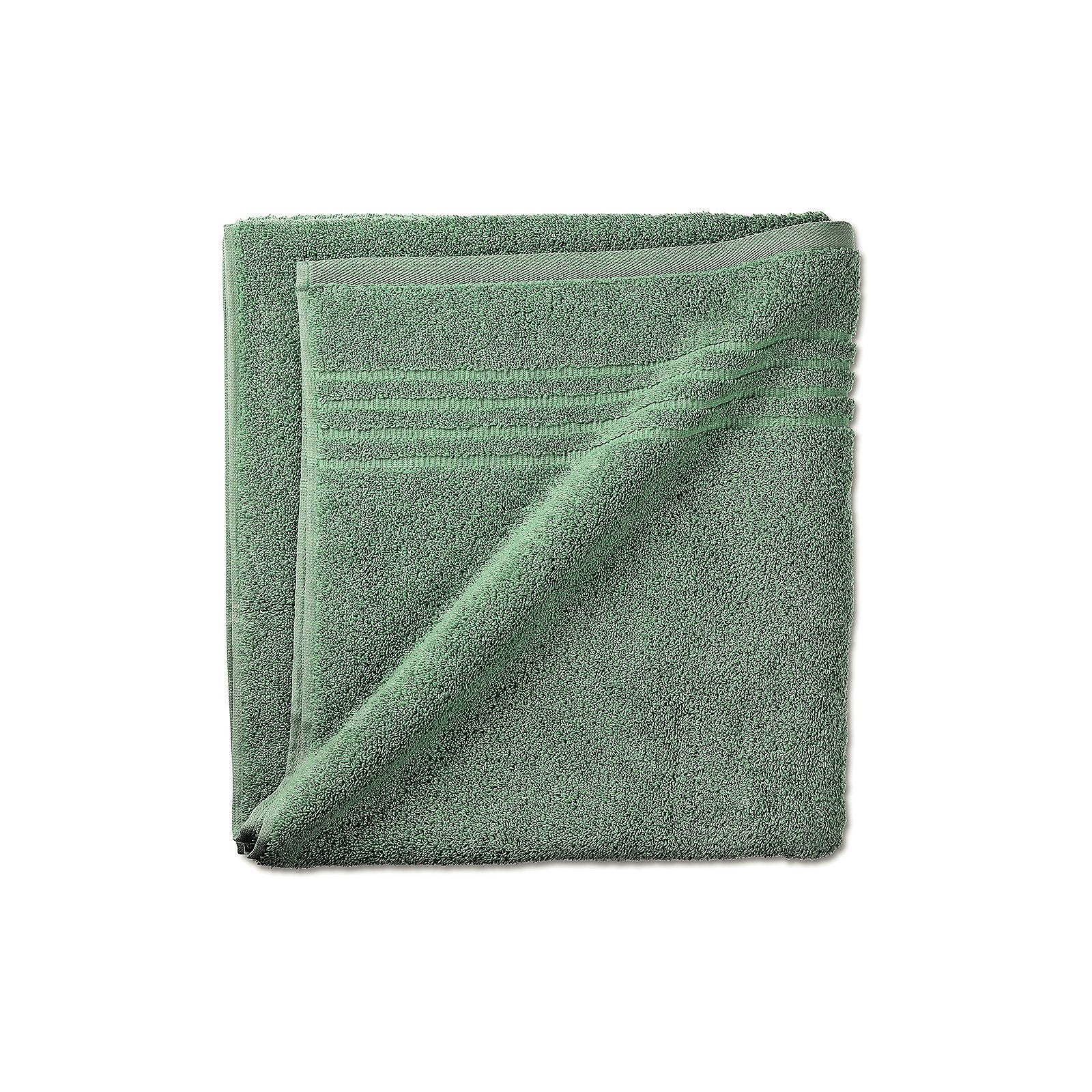 Serviette de bain Leonora vert sauge 90x200 cm