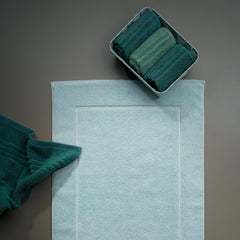 Serviette de bain Leonora vert sauge 90x200 cm