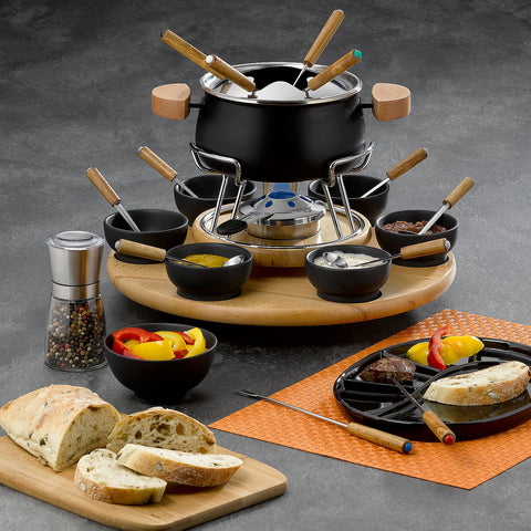 Natura Fondueset met Carrousel Set van 23 Stuks