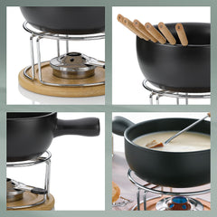 Natural Cheese Fondue Set of 10 Pieces