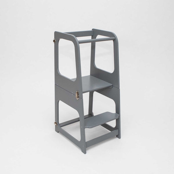 2-in-1 Convertible kitchen tower - table and chair