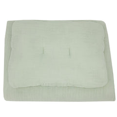 Muslin cot bedding set Mint