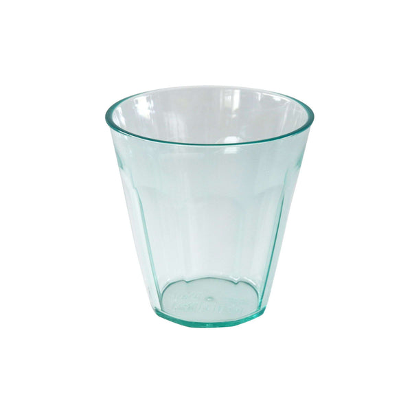 Nora bekers 150 ml transparant groen set van 12