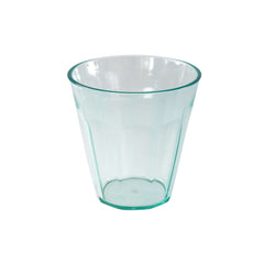 Nora bekers 150 ml transparant groen set van 12