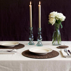 Rookkleurige Kurk Placemat Ø 32 cm Set van 2