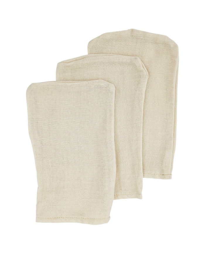 Muslin Bath Wash Mix, 3 pcs, Latte