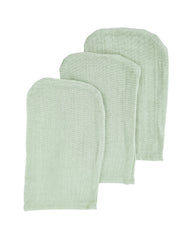Muslin Bath Wash Mix, 3 pcs, Mint