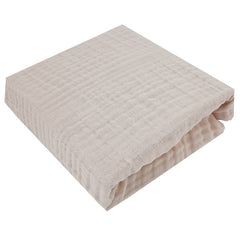 Muslin fitted sheet with elastic band 120 x 60 cm Mint