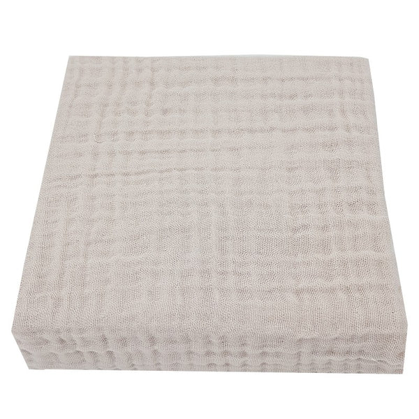Muslin fitted sheet with elastic band 120 x 60 cm Mint
