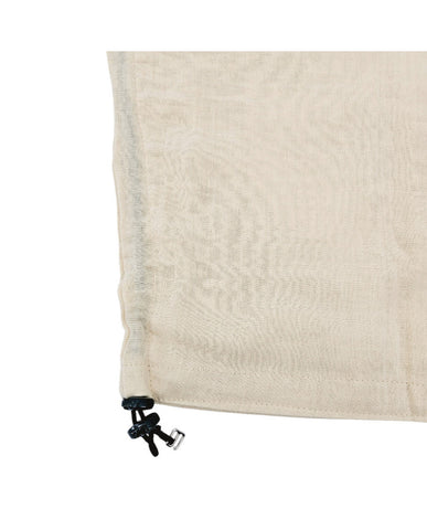 Muslin sun visor, latte