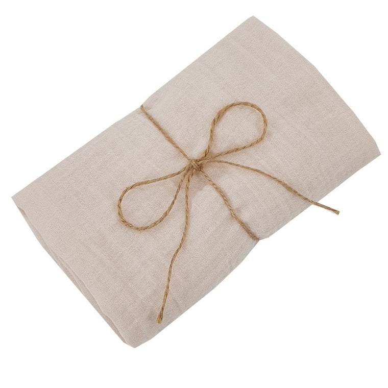 Muslin swaddle & nappy 80 x 80 cm, 1 pc, beige