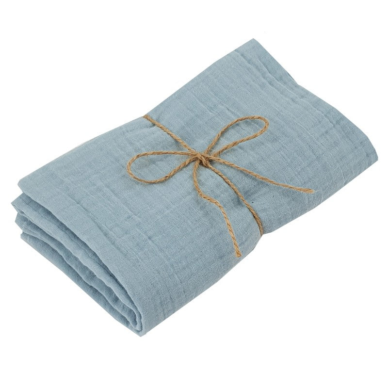 Hydrofiele doek & luier 80 x 80 cm, 1 stuk, blauw