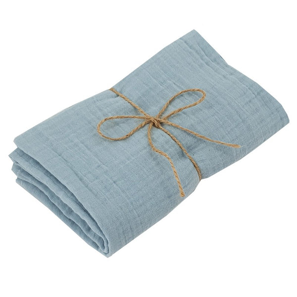 Hydrofiele doek & luier 80 x 80 cm, 1 stuk, blauw