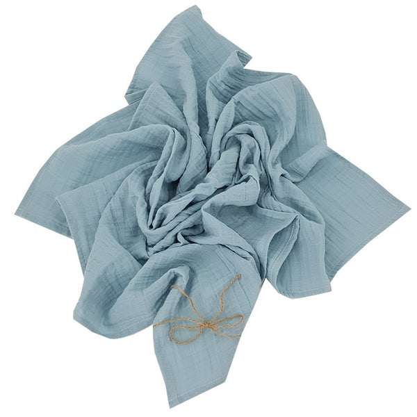 Hydrofiele doek & luier 80 x 80 cm, 1 stuk, blauw