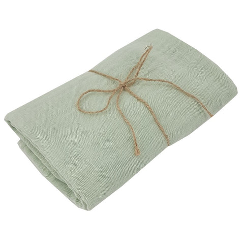 Lange et couche en mousseline, 80 x 80 cm, 1 pièce, menthe