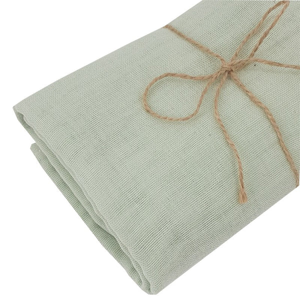 Lange et couche en mousseline, 80 x 80 cm, 1 pièce, menthe