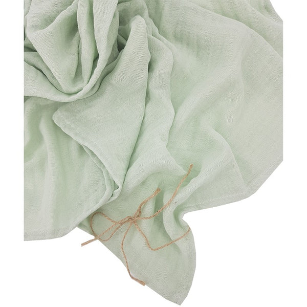Lange et couche en mousseline, 80 x 80 cm, 1 pièce, menthe