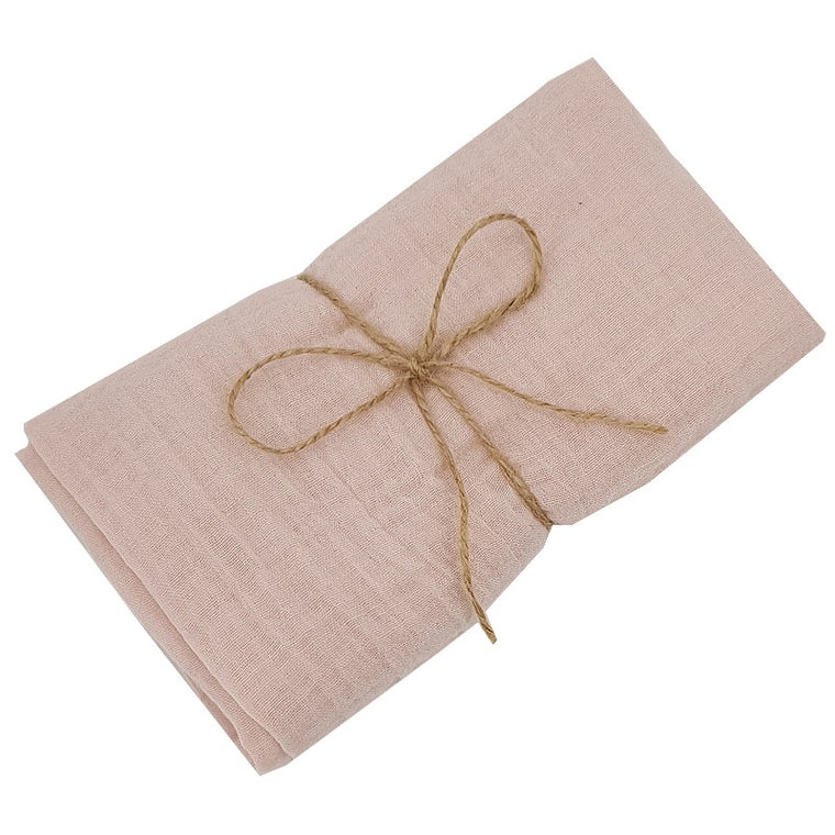 Muslin swaddle & nappy, 80 x 80 cm, 1 pc, rose pink