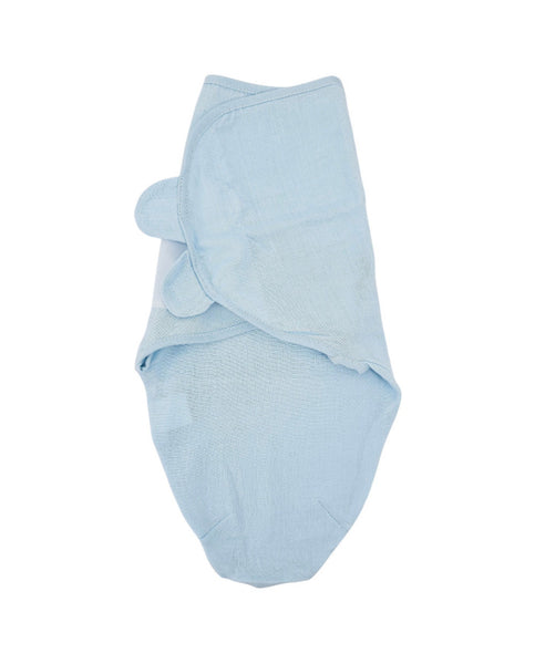 Lange en mousseline pour bébé 3-6 kg BLEU