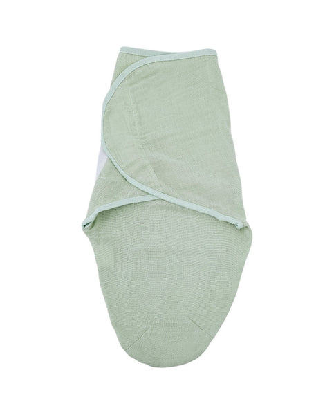 Lange bébé mousseline 3-6 kg MENTHE