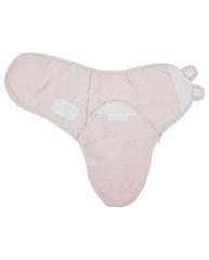 Lange en mousseline bébé 3-6 kg rose