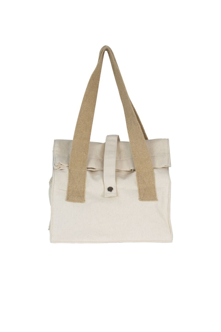 Organic lunch bag 32x25x17 cm Natural