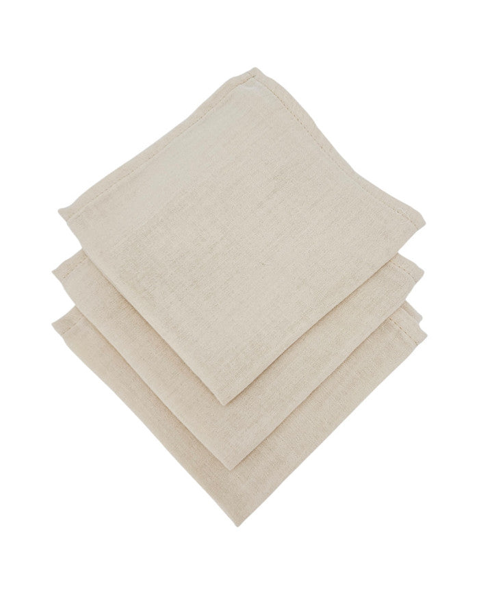 Mousseline Luiers 30 x 30 cm, 3 stuks, Latte