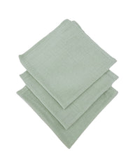 Muslin nappies 30 x 30 cm, 3 pcs, mint