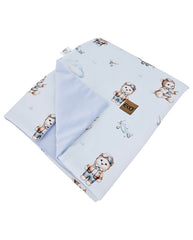 Educational play mat with velvet lining — Pilot Bear
