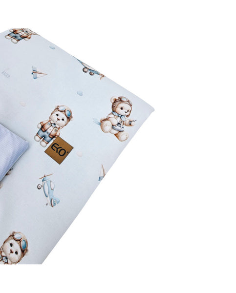 Educational play mat with velvet lining — Pilot Bear