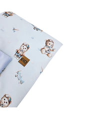 Educational play mat with velvet lining — Pilot Bear
