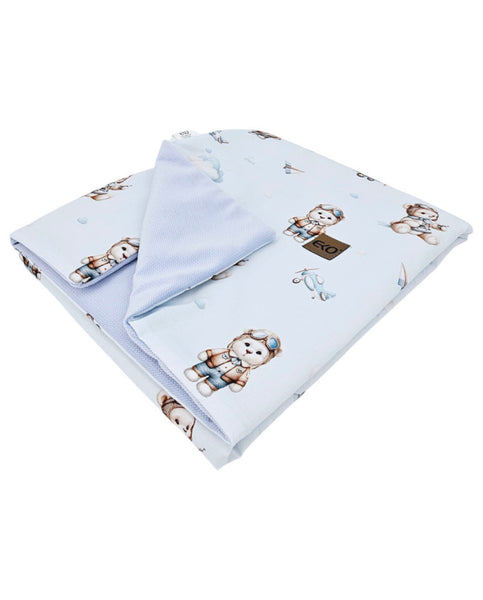 Educational play mat with velvet lining — Pilot Bear