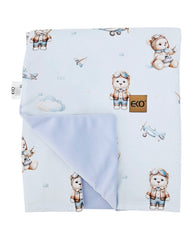 Educational play mat with velvet lining — Pilot Bear