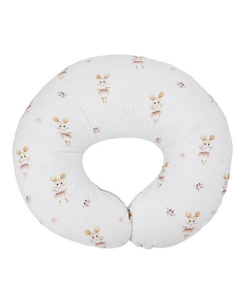 Fluwelen voedingskussen – Ballerina Muis